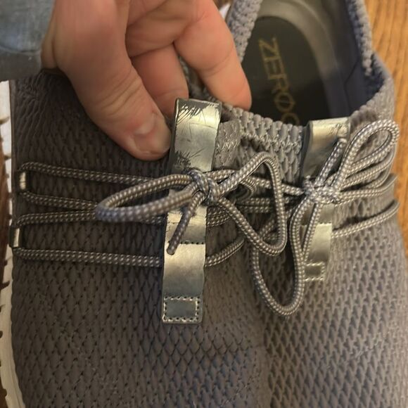 Cole Haan Zerogrand Gray and Silver Sneakers Size 8 - Picture 9 of 10